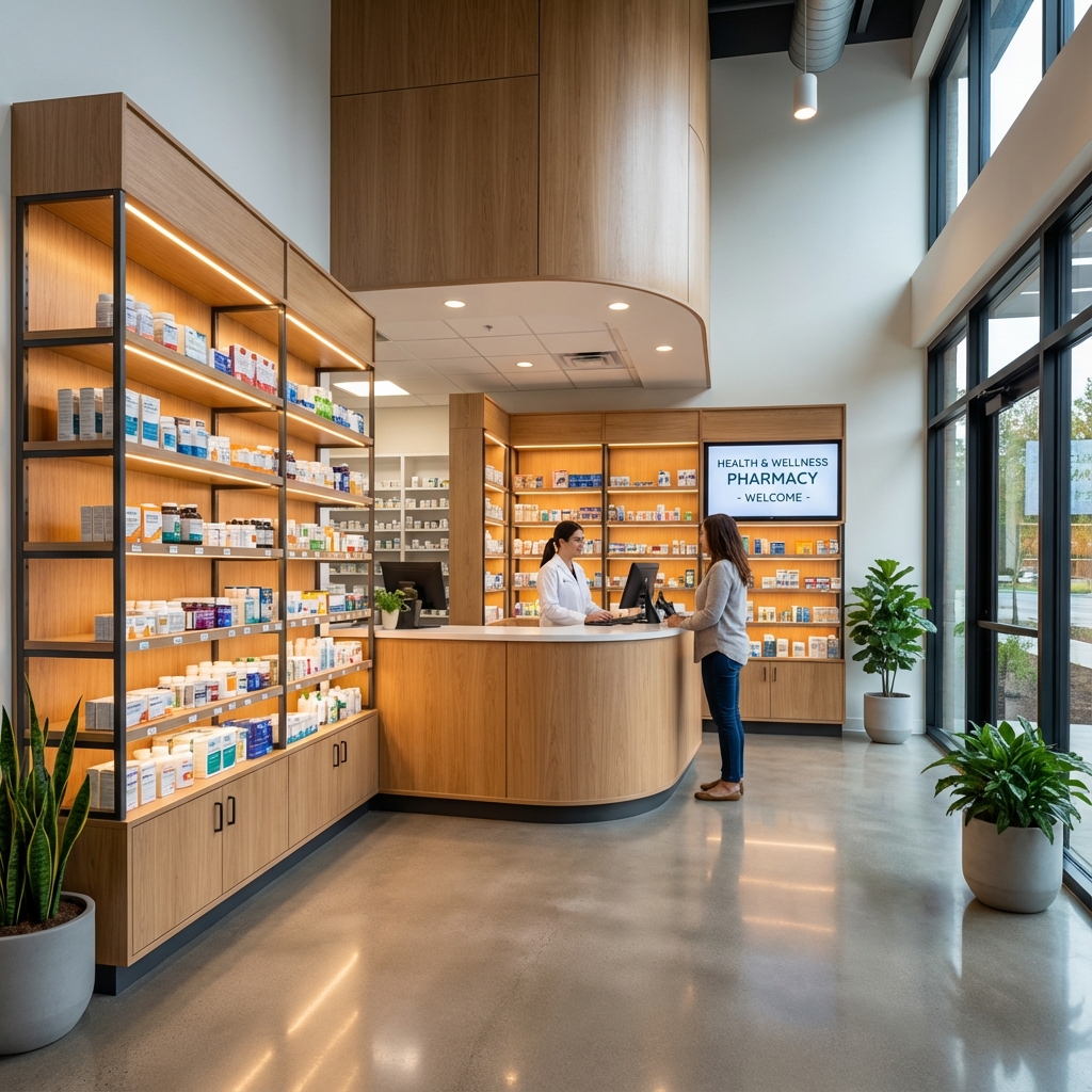 Professional Pharmacy Interior